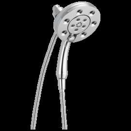 Delta Universal Showering Components: H2OKinetic(R) In2ition(R) 4-Setting Two-in-One Shower, 58472-PR
