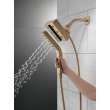Delta Universal Showering Components: H2Okinetic(R) In2ition(R) 4-Setting Two-In-One Shower, 58473-CZ-PR25