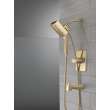 Delta Universal Showering Components: H2Okinetic(R) In2ition(R) 4-Setting Two-In-One Shower, 58473-CZ-PR25