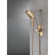 Delta Universal Showering Components: H2Okinetic(R) In2ition(R) 4-Setting Two-In-One Shower, 58473-CZ-PR25