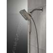 Delta Universal Showering Components: H2Okinetic(R) In2ition(R) 4-Setting Two-in-One Shower, 58473-KS-PR25