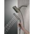 Delta Universal Showering Components: H2Okinetic(R) In2ition(R) 4-Setting Two-in-One Shower, 58473-KS-PR25