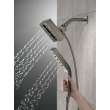 Delta Universal Showering Components: H2Okinetic(R) In2ition(R) 4-Setting Two-in-One Shower, 58473-KS-PR25