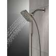 Delta Universal Showering Components: H2Okinetic(R) In2ition(R) 4-Setting Two-in-One Shower, 58473-KS-PR25