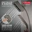 Delta Universal Showering Components: H2Okinetic(R) In2ition(R) 4-Setting Two-in-One Shower, 58473-KS-PR25