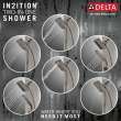 Delta Universal Showering Components: H2Okinetic(R) In2ition(R) 4-Setting Two-in-One Shower, 58473-KS-PR25