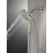 Delta Universal Showering Components: H2OKinetic(R) In2ition(R) 4-Setting Two-in-One Shower, 58473-SS-PR25