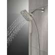Delta Universal Showering Components: H2OKinetic(R) In2ition(R) 4-Setting Two-in-One Shower, 58473-SS-PR25