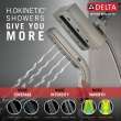 Delta Universal Showering Components: H2OKinetic(R) In2ition(R) 4-Setting Two-in-One Shower, 58473-SS-PR25