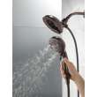 Delta Universal Showering Components: H2OKinetic(R) In2ition(R) 5-Setting Two-in-One Shower, 58480-RB25-PK