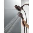 Delta Universal Showering Components: H2OKinetic(R) In2ition(R) 5-Setting Two-in-One Shower, 58480-RB25-PK