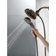 Delta Universal Showering Components: H2OKinetic(R) In2ition(R) 5-Setting Two-in-One Shower, 58480-RB25-PK