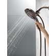 Delta Universal Showering Components: H2OKinetic(R) In2ition(R) 5-Setting Two-in-One Shower, 58480-RB25-PK