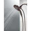 Delta Universal Showering Components: H2OKinetic(R) In2ition(R) 5-Setting Two-in-One Shower, 58480-RB25-PK