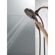 Delta Universal Showering Components: H2OKinetic(R) In2ition(R) 5-Setting Two-in-One Shower, 58480-RB25-PK