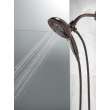 Delta Universal Showering Components: H2OKinetic(R) In2ition(R) 5-Setting Two-in-One Shower, 58480-RB25-PK