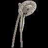 Delta Universal Showering Components: H2OKinetic(R) In2ition(R) 5-Setting Two-in-One Shower, 58480-SS25-PK