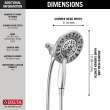 Delta Universal Showering Components: In2ition(R) HSSH 1.75 GPM 4-Setting, 58499