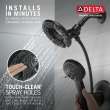 Delta Universal Showering Components: In2ition(R) HSSH 1.75 GPM 4-Setting, 58499-BL