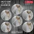Delta Universal Showering Components: In2ition(R) HSSH 1.75 GPM 4-Setting, 58499-CZ