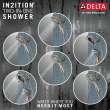 Delta Universal Showering Components: In2ition(R) HSSH 1.75 GPM 4-Setting, 58499-SS