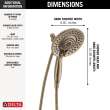 Delta Universal Showering Components: In2ition(R) 5-Setting Two-In-One Shower, 58569-CZ-PR-PK