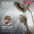 Delta Universal Showering Components: In2ition(R) 5-Setting Two-In-One Shower, 58569-CZ-PR-PK