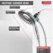 Delta Universal Showering Components: In2ition(R) 5-Setting Two-in-One Shower, 58569-PK
