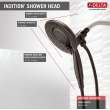 Delta Universal Showering Components: In2ition(R) 5-Setting Two-in-One Shower, 58569-RB-PK