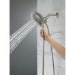 Delta Universal Showering Components: In2ition(R) 5-Setting Two-In-One Shower, 58569-SS-PR-PK