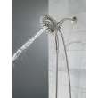 Delta Universal Showering Components: In2ition(R) 5-Setting Two-In-One Shower, 58569-SS-PR-PK