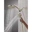 Delta Universal Showering Components: PivotPro(TM) 3-in-1 Combination Shower, 58600-PN-PR25