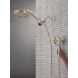 Delta Universal Showering Components: PivotPro(TM) 3-in-1 Combination Shower, 58600-PN-PR25
