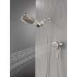 Delta Universal Showering Components: PivotPro(TM) 3-in-1 Combination Shower, 58600-SS-PR25
