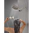Delta Universal Showering Components: PivotPro(TM) 3-in-1 Combination Shower, 58600-SS-PR25