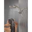Delta Universal Showering Components: PivotPro(TM) 3-in-1 Combination Shower, 58600-SS-PR25