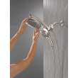 Delta Universal Showering Components: PivotPro(TM) 3-in-1 Combination Shower, 58600-SS-PR25