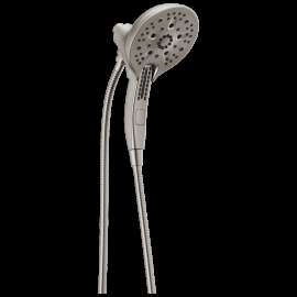 Delta Universal Showering Components: In2ition(R) H2OKinetic(R) 5-Setting Two-in-One Shower, 58620-SS25-PK