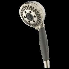 Delta Universal Showering Components: H2OKinetic(R) 5-Setting Hand Shower, 59445-SS-PK
