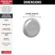 Delta Universal Showering Components: Round Exterior Steam Control, 5CN-220R-PR
