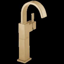 Delta Vero(R): Single Handle Vessel Bathroom Faucet, 753LF-CZ