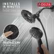 Delta Universal Showering Components: In2ition(R) 4-Setting Two-in-One Shower, 75490BL