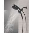 Delta Universal Showering Components: PivotPro(TM) 3-in-1 Combination Shower with TouchClean(R) Spray Face, 75648BL