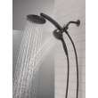 Delta Universal Showering Components: PivotPro(TM) 3-in-1 Combination Shower with TouchClean(R) Spray Face, 75648BL