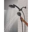 Delta Universal Showering Components: PivotPro(TM) 3-in-1 Combination Shower with TouchClean(R) Spray Face, 75648BL