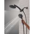 Delta Universal Showering Components: PivotPro(TM) 3-in-1 Combination Shower with TouchClean(R) Spray Face, 75648BL