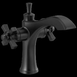 Delta Dorval(TM): Two Handle Single Hole Monoblock Bathroom Faucet, 857-BL-DST