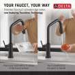Delta Cordova(TM): Touch2O(R) Technology Kitchen Faucet with Touchless Technology, 9085TL-BL-DST