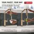 Delta Cordova(TM): Touch2O(R) Technology Kitchen Faucet with Touchless Technology, 9085TL-CZ-PR-DST
