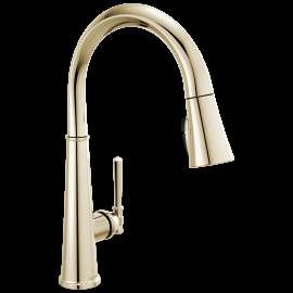 Delta Emmeline(R): Single Handle Pull-Down Kitchen Faucet, 9182-PN-PR-DST